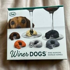 Dacshunds Winer Dogs Wine Markers | Set of 6 | New